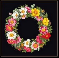 Thea Gouverneur Floral Wreath Lbg
